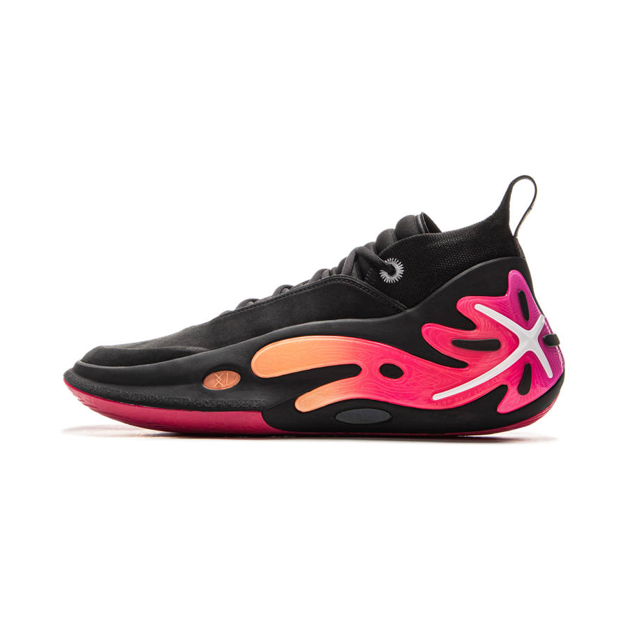 Li-Ning Li Ning WOW11 Low top Basketball Shoes Men's Black Red