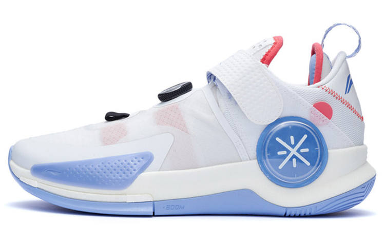 Li-Ning Li Ning Wade Fission 7 V2 Slip Resistant, Abrasion Resistant, Breathable Low top Basketball Shoes Men's Standard White