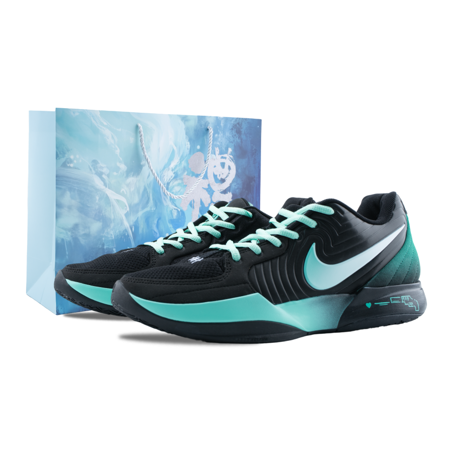 Nike Nike Ja 2 Morant 2, King Of Shooters Abrasion Resistant Low top Basketball Shoes Men's Black Green