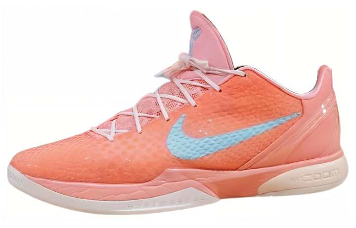 Nike Nike Zoom Kobe 6 Protro PE Abrasion Resistant Low top Basketball Shoes Men's Orange Pink