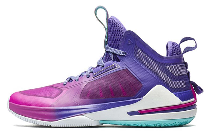 XTEP Textile, Synthetic Leather Cushioning Abrasion Resistant Support High top Basketball Shoes Men's