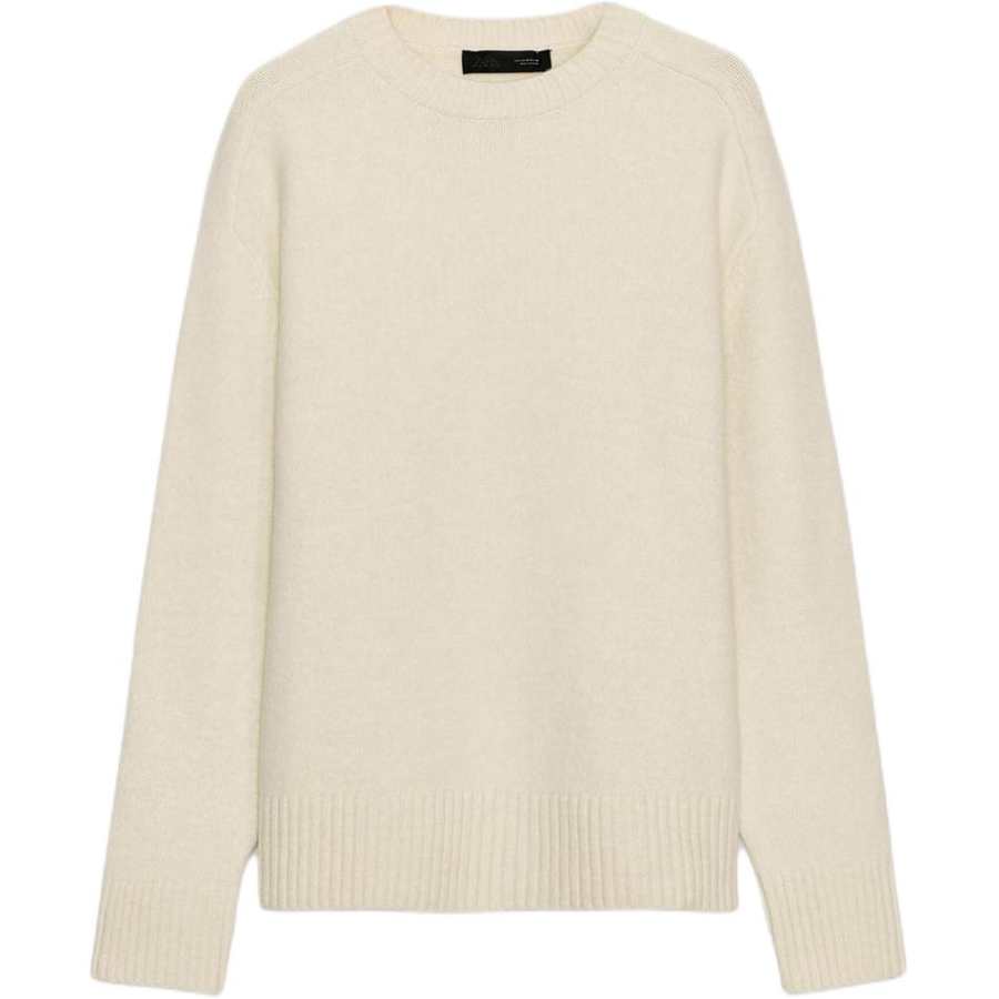 ZARA Knitwear Women's White Crew Neck Moderate