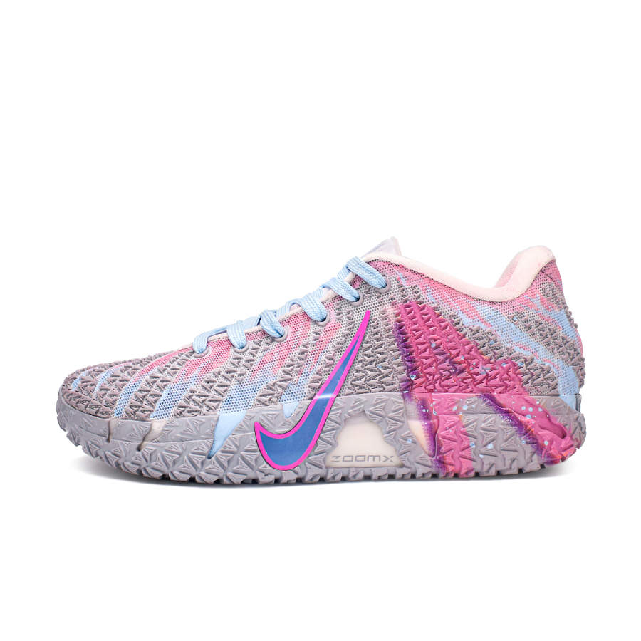 Nike Nike Ja Morant 3 Abrasion Resistant Abrasion Resistant Low top Basketball Shoes Unisex Gray Pink Blue