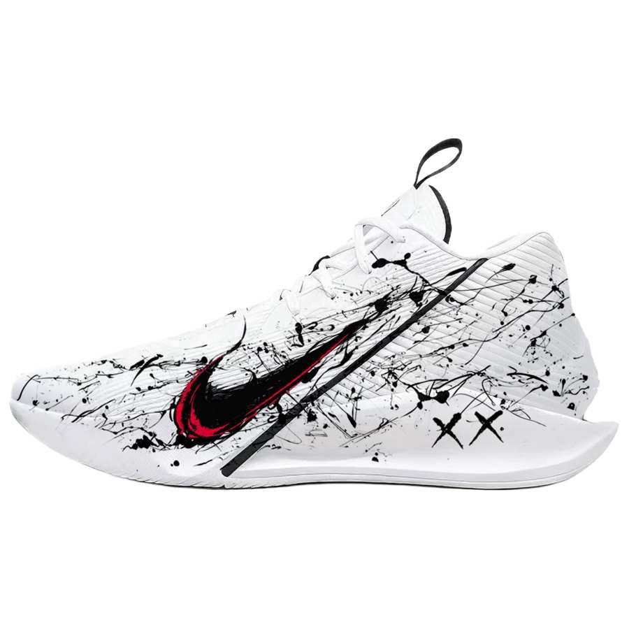 Nike Nike G.T. Jump Academy White Demon Mesh High top Basketball Shoes Men's Black White