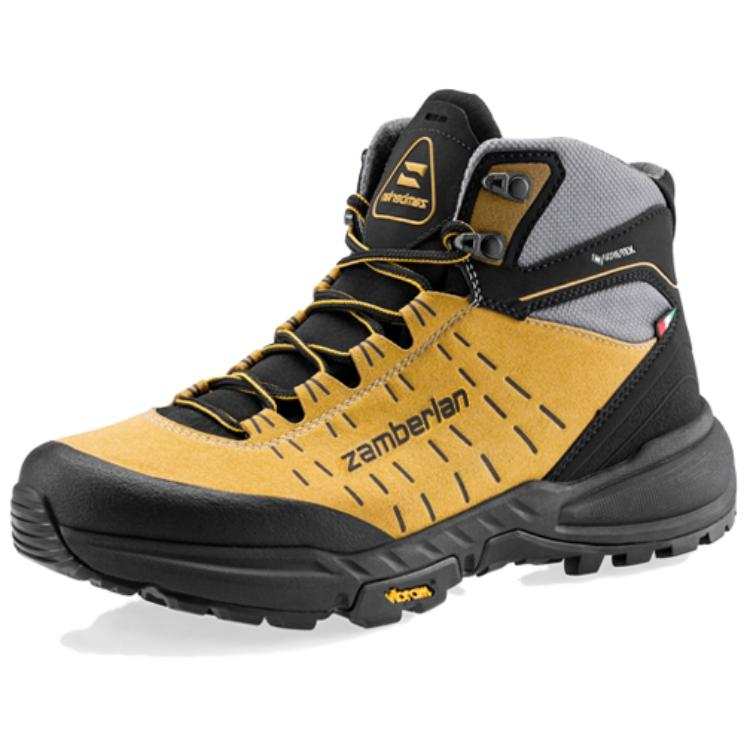 Zamberlan Non Slip And Waterproof Breathable Mid top Hiking Shoes Women's Yellow