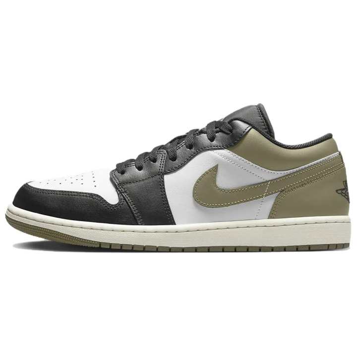 Jordan Jordan 1 Low Black Toe Medium Olive