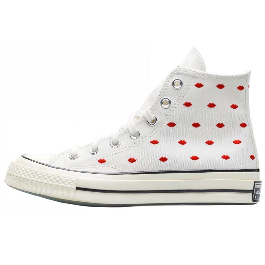 Converse Chuck 70 Converse Embroidered Lips High 'Love Me - Vintage White'