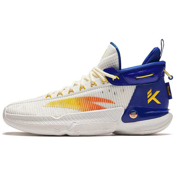 Anta KT9 Cushioning, Wear Resistant Low top Basketball Shoes Men's White Blue