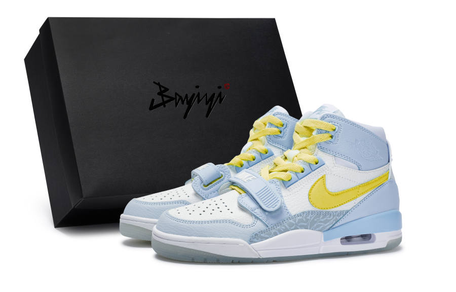 Jordan Jordan Legacy 312 811 Manufacturing, Lu Hai Breeze Yellow, Special Shoe Box Cushioning Abrasion Resistant