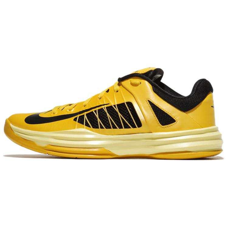 Nike Nike Hyperdunk Comfortable And Lightweight Slip Resistant Low top Basketball Shoes Unisex Yellow Black