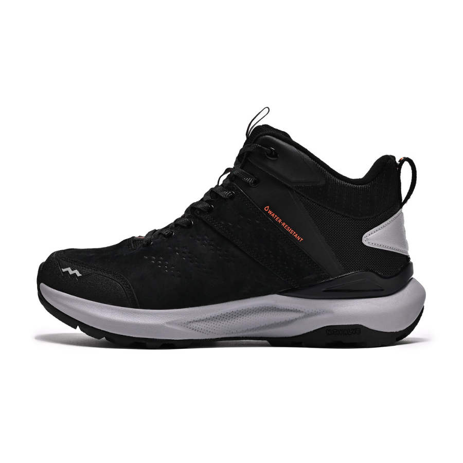 TUTU Slip Resistant And Abrasion Resistant Coverage High Top Hiking Shoes Unisex Black