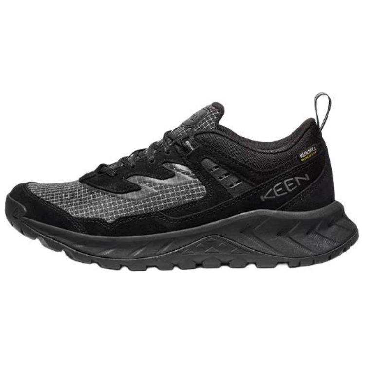 Keen HIGHTRAIL EXP WP Comfortable Slip Resistant Abrasion Resistant Low top Hiking Shoes Men's Black Gray