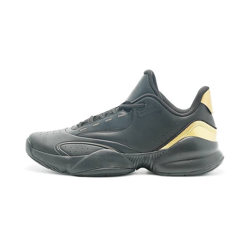 QIAODAN Wending Cushioning Slip Resistant Abrasion Resistant Lightweight Rebound Low top Basketball Shoes Men's