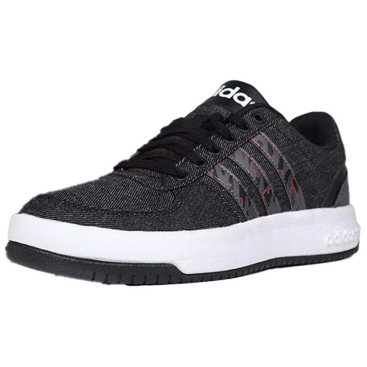 Adidas Adidas Slip Resistant Abrasion Resistant Low top Basketball Shoes Men's Black