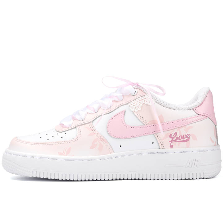 Nike Nike Air Force 1 Low top Skateboard Shoes Women's Pink