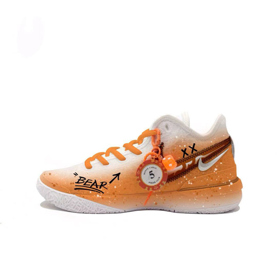 Nike Nike LeBron NXXT Gen Zoom LeBron NXXT Gen Slip Resistant Abrasion Resistant Low top Basketball Shoes Men's Orange