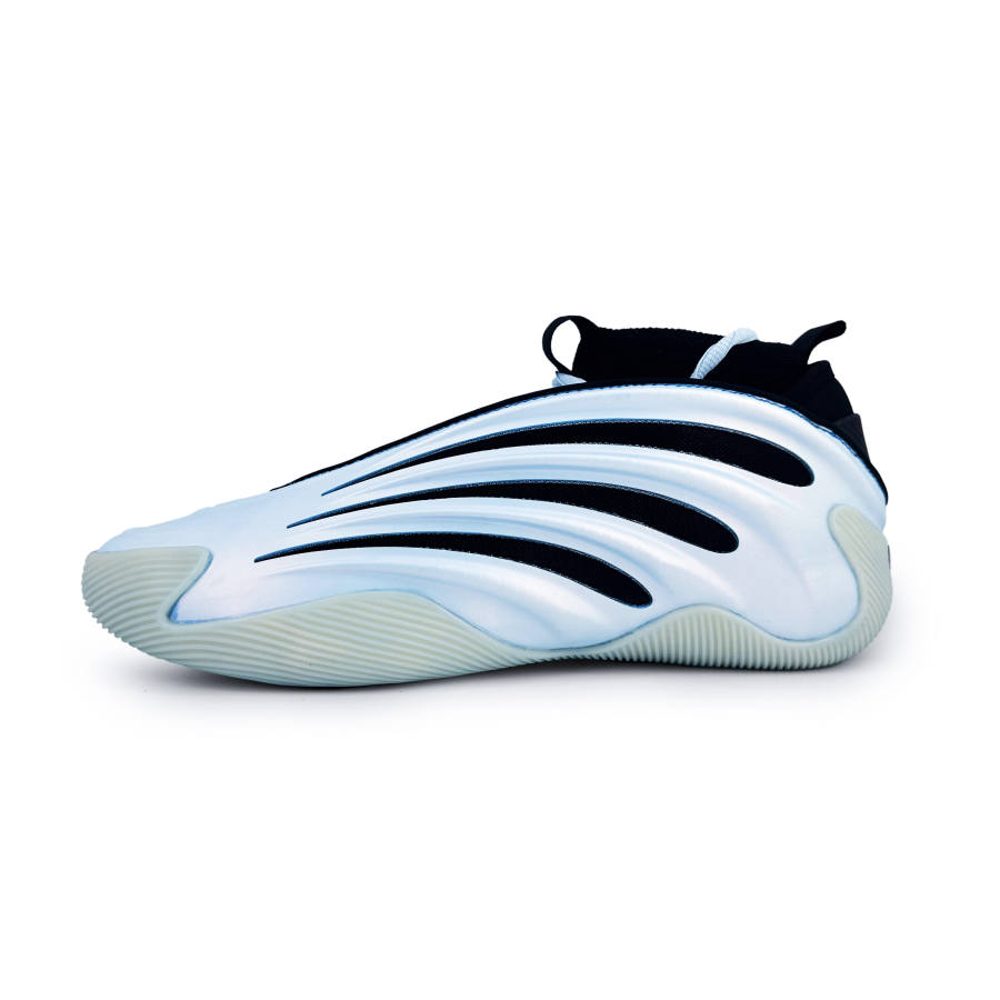 Adidas Adidas Harden Vol.9 Aurora Blue Slip Resistant Abrasion Resistant Mid top Basketball Shoes Men's Fluorescent Blue