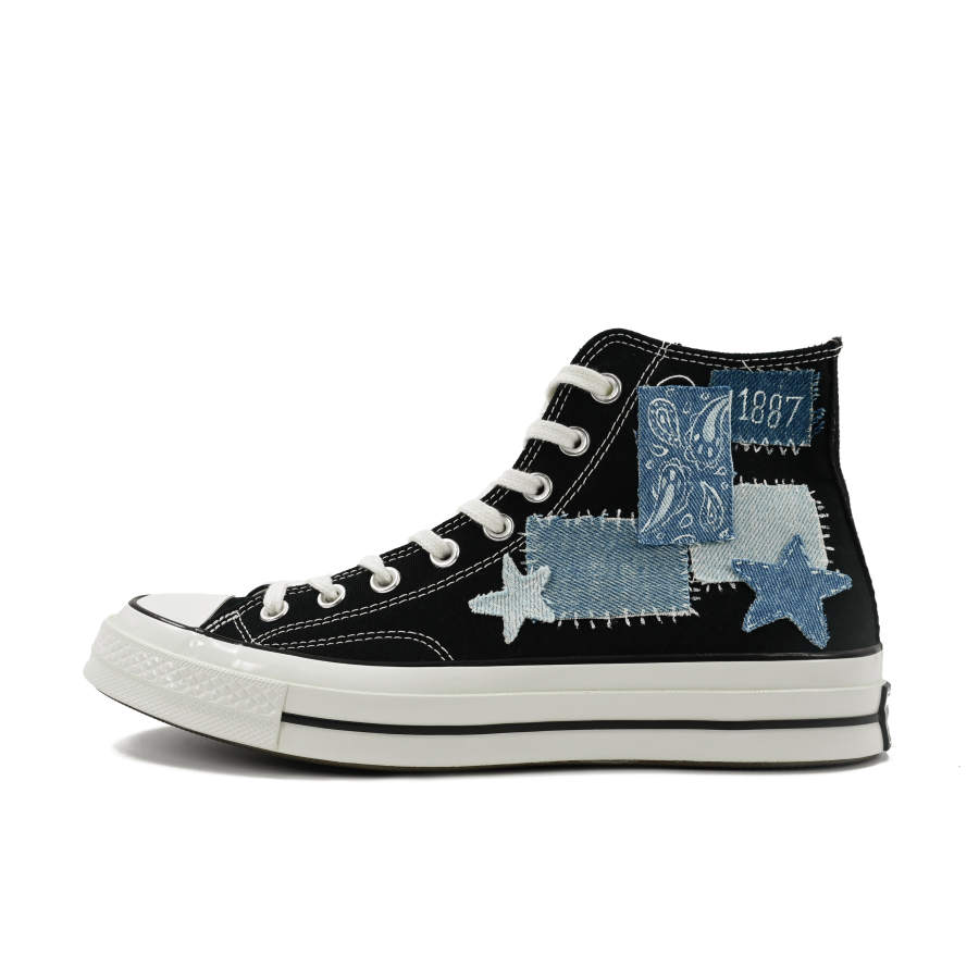 Converse Chuck 70 Abrasion Resistant Abrasion Resistant High top Canvas Shoes Unisex Black Blue