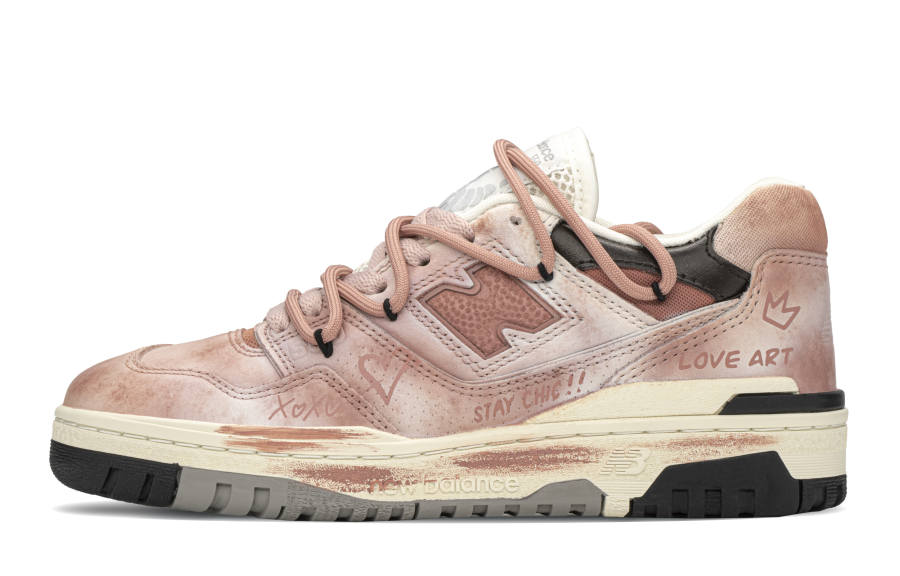 New Balance New Balance NB 550 Low top Vintage Basketball Shoes Unisex Pink