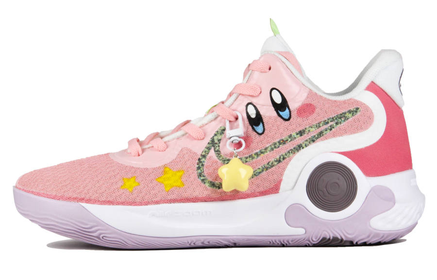 Nike Nike KD Trey 5 IX Cushioning Slip Resistant Cushioning Slip Resistant Mid top Basketball Shoes Unisex White Pink