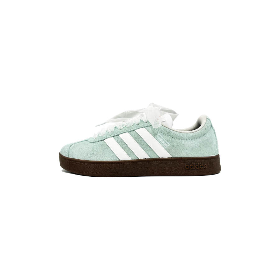 Adidas Adidas VL COURT 2.0 Skateboard Shoes Unisex Low Top Green/White