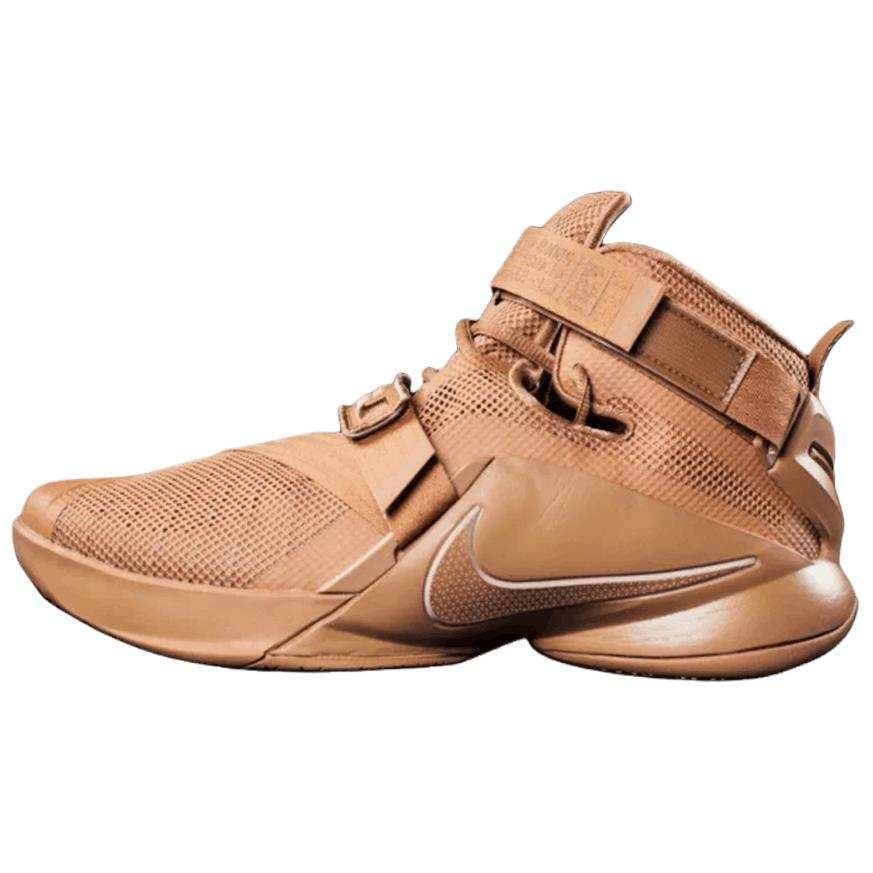 Nike Nike LeBron Soldier 9 Breathable Basketball Shoes Men's Brown