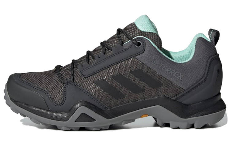 Adidas Adidas Terrex AX3 Cushioning Slip Resistant Cushioning Slip Resistant Low top Hiking Shoes Women's Gray Black Green