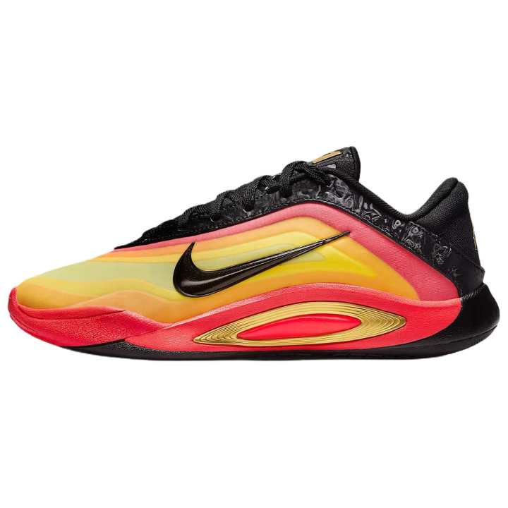 Nike Nike A'One Basketball Shoes Unisex Red Yellow