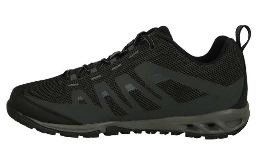 Columbia Vapour Vent Abrasion Resistant Slip Resistant Cushioning Low top Hiking Shoes Men's Black