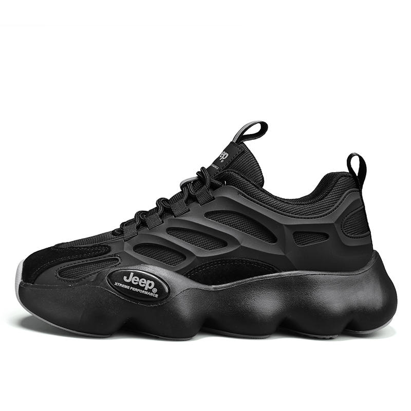Jeep Low top Outdoor Shoes Men's Black