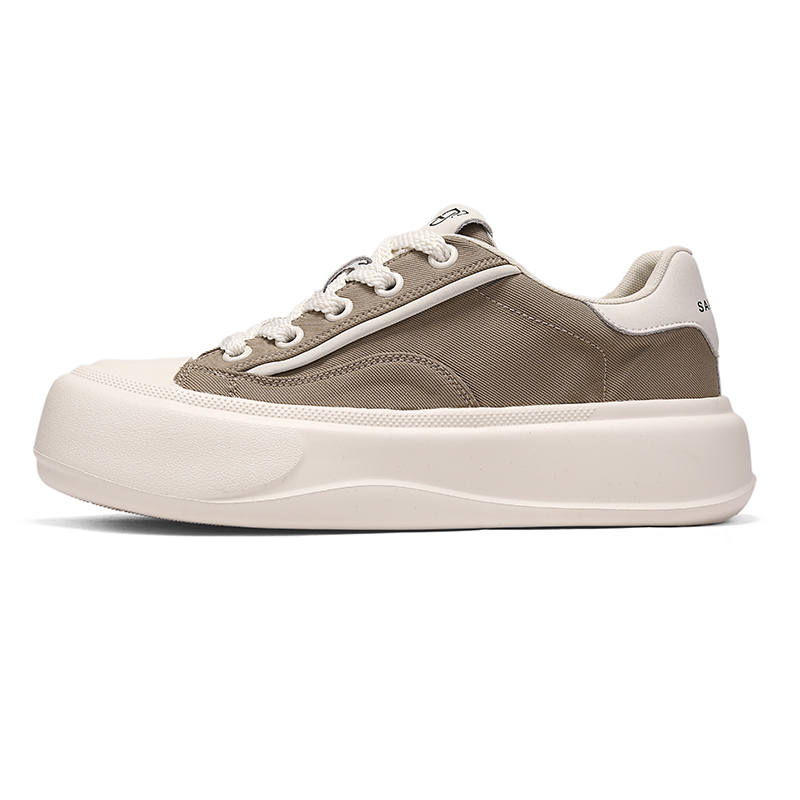 BAOZAOGONGYANG Abrasion Resistant Breathable Height Increasing Low top Canvas Shoes Men's