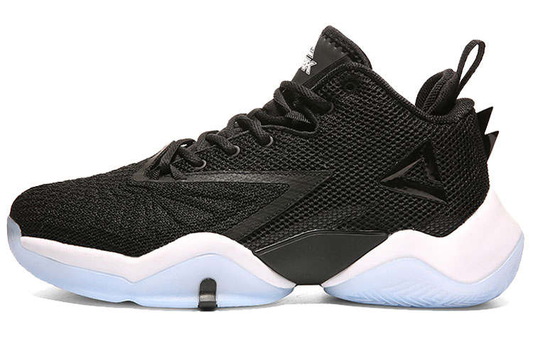 PEAK Tai Ji1.0 2020 Fabric Cushioning Slip Resistant Abrasion Resistant Low top Basketball Shoes Men's Earth Black