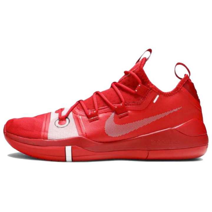 Nike Nike Kobe AD Abrasion Resistant Low top Basketball Shoes Men's Red White