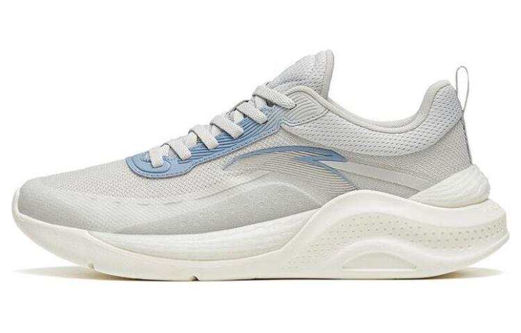 Anta Slip Resistant Abrasion Resistant Low top Training Shoes Men's Gray Blue
