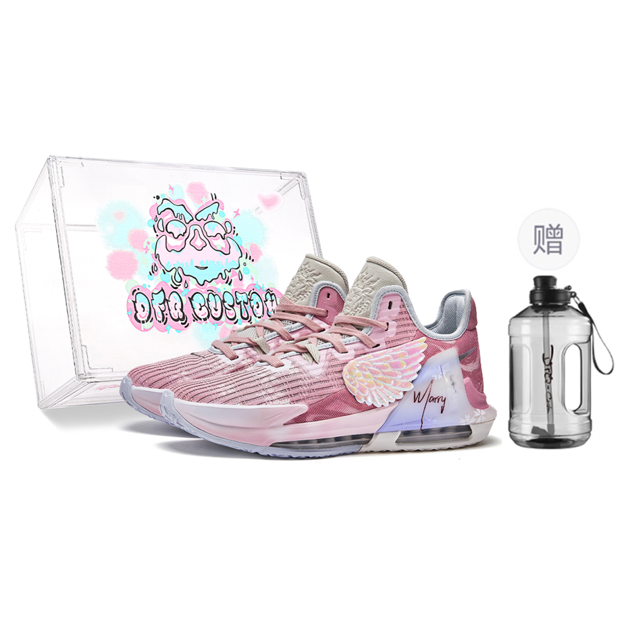 Nike Nike Witness 6 Da Vinci Custom, Box, Wings Of Cherry Blossom Slip Resistant Abrasion Resistant