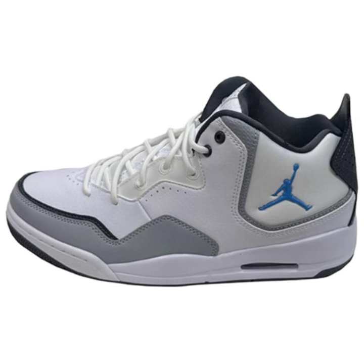 Jordan Jordan Courtside 23 Mid top Basketball Shoes Men's White Gray
