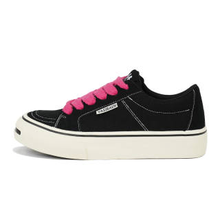 BURNING FLAME VASIBAEN x BURNING FLAME Abrasion Resistant Height Increasing Lightweight Low top Canvas Shoes Men's