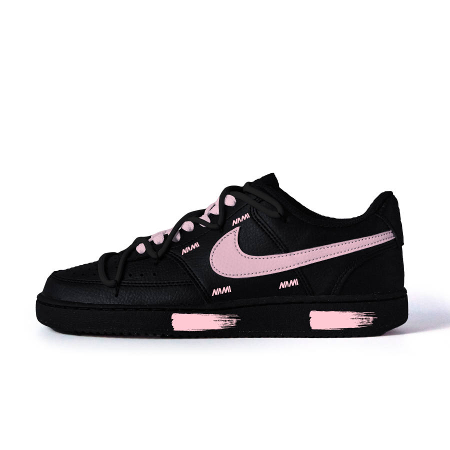 Nike Nike Slip Resistant Abrasion Resistant Low top Skateboard Shoes Unisex Black