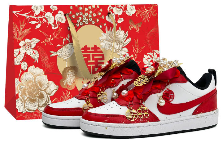 Nike Nike Court Borough 2 Skateboard Shoes Women's Low Top Red