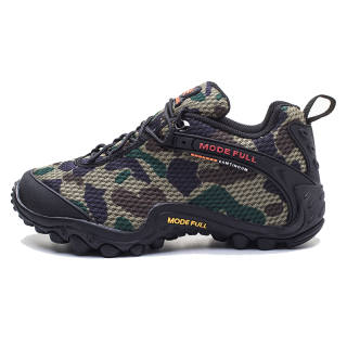 MODE FULL Cushioning Slip Resistant Abrasion Resistant Breathable Low top Mountaineering Shoes Men's