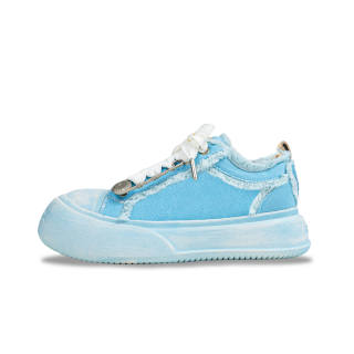 SOAP OPERA Polished Collection Low top Canvas Shoes Unisex Crushed Ice Blue Box