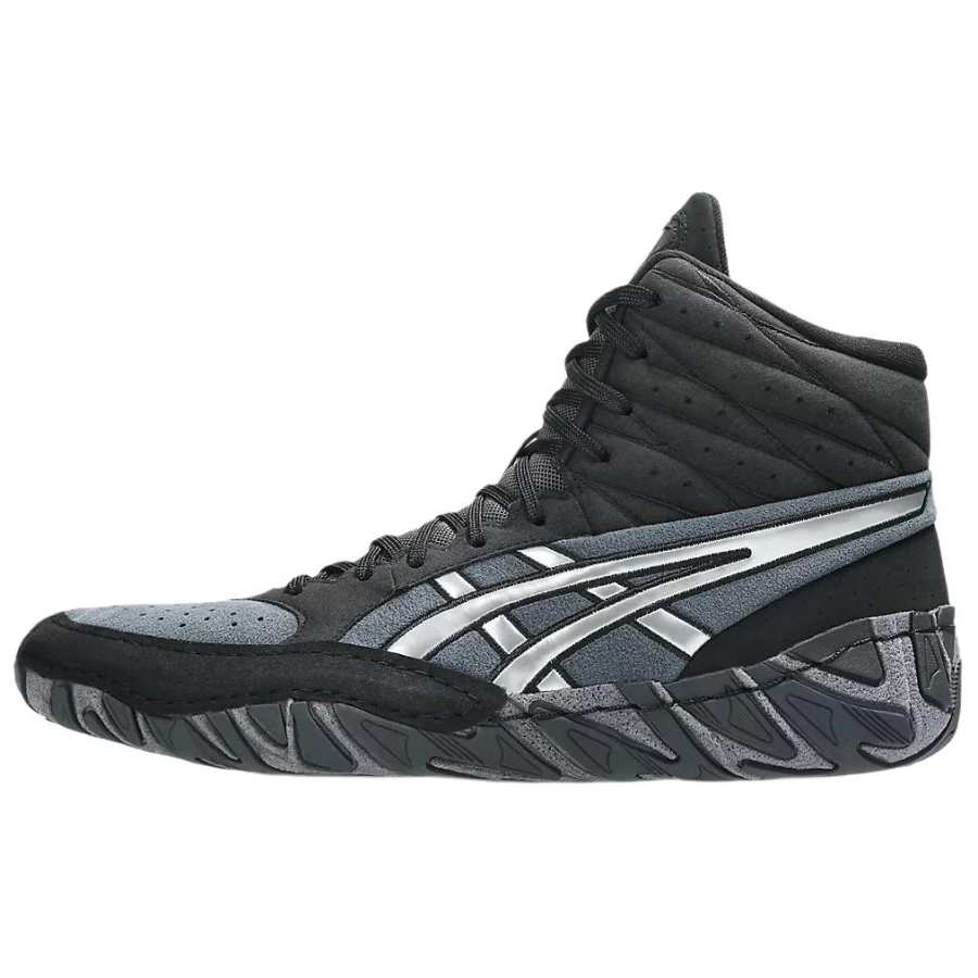 Asics AGGRESSOR 6 Abrasion Resistant Support High top Training Shoes Men's Black