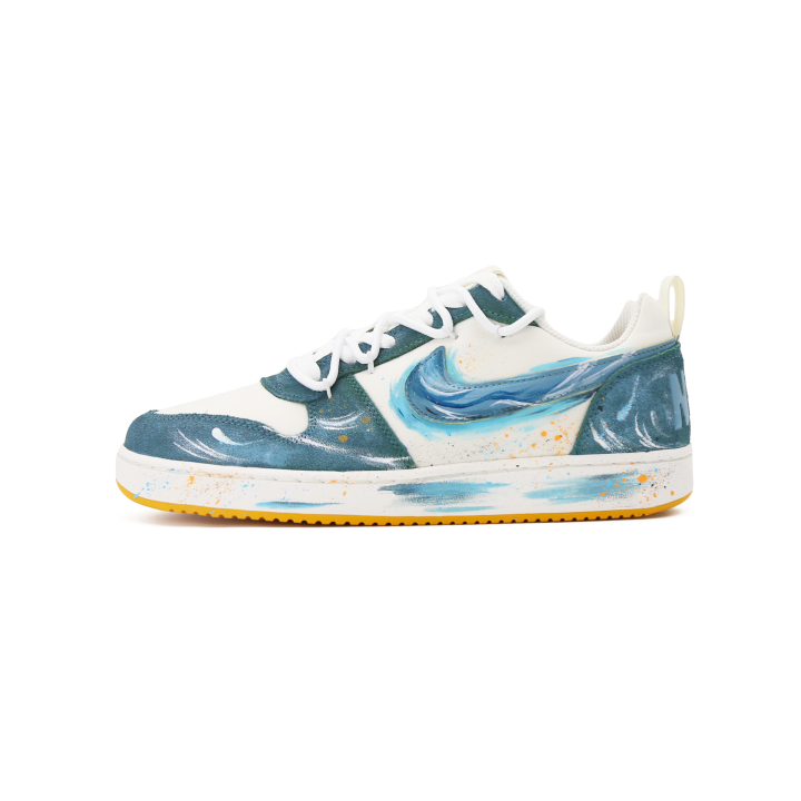 Nike Nike Court Borough PRM Abrasion Resistant Abrasion Resistant Low top Skateboard Shoes Men's Blue