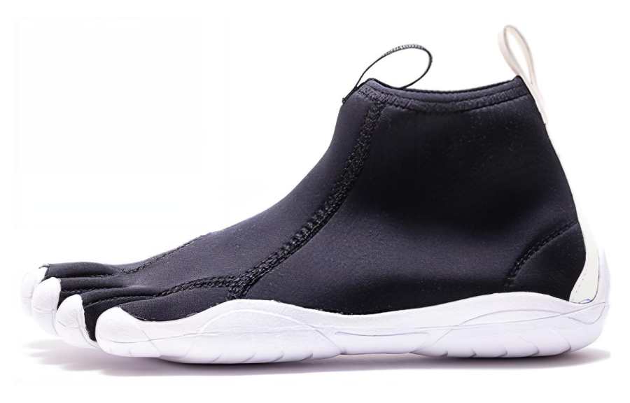 Vibram Five Fingers Shoes Abrasion Resistant Lightweight Breathable Slip Resistant Mid top Training Shoes Men's Black