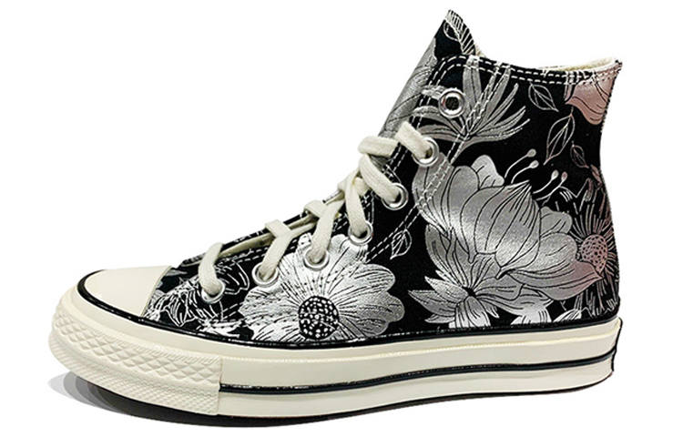 Converse Chuck 70 Wmns Converse High 'Vintage Floral - Black Silver' Women's