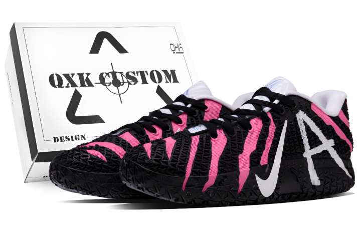 Nike Nike Ja Morant 3 Paw Print, Box Abrasion Resistant Abrasion Resistant Low top Basketball Shoes Unisex Black Pink