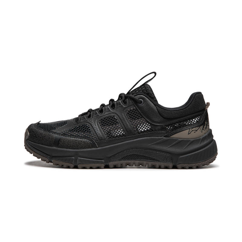 Li-Ning LiNing CF Tracing Collection, Yijie Lite RT Cushioning, Wear Resistant Low top Hiking Shoes Men's Black