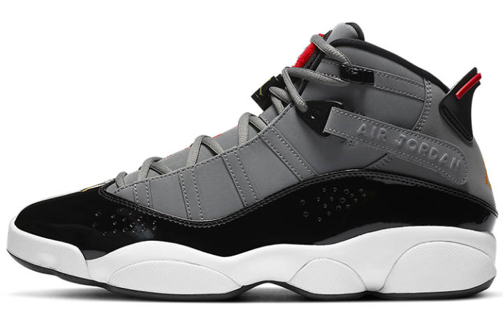 Jordan Jordan 6 Rings Smoke Grey Black Red Gold