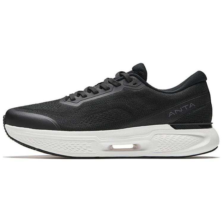 Anta Divine Run 11 Slip Resistant And Breathable Low top Training Shoes Men's Black