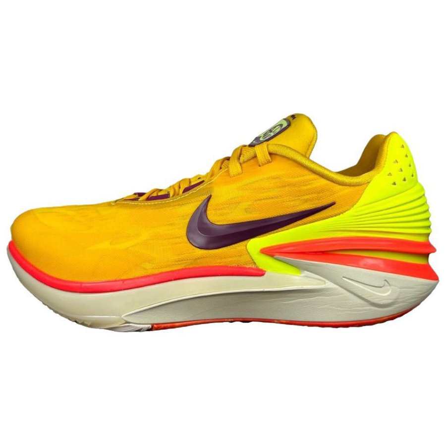 Nike Nike Air Zoom G.T. Cut 2 Slip Resistant Abrasion Resistant Low top Basketball Shoes Men's Yellow